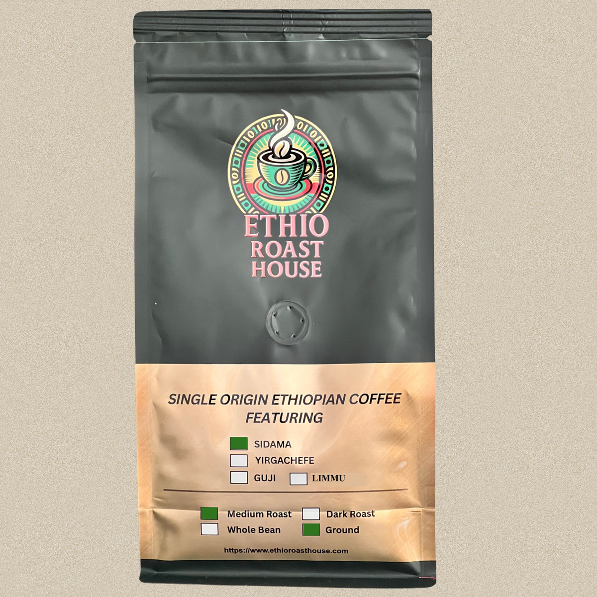Yirgacheffe Ethiopian Coffee — Medium Roast | Ethio Roast House